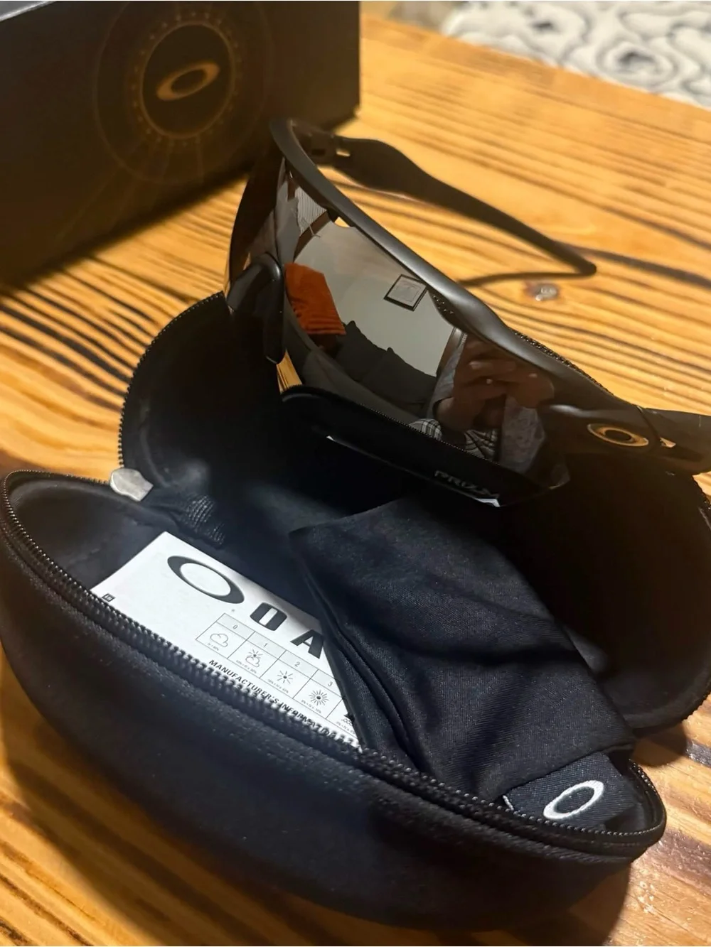 Oakley Radar EV Path Prizm Black Polarized Sport Sunglasses Matte Black OO9208
